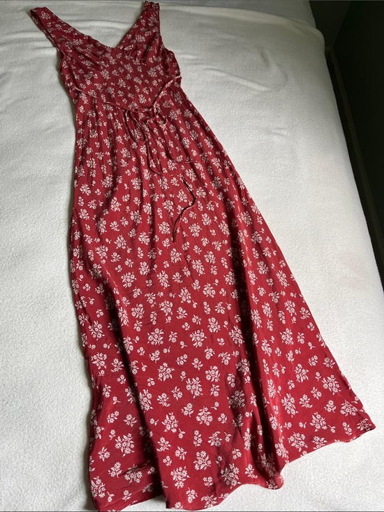 Realisation Par Dresses & Skirts - Realisation Par Red Floral Slip Dress